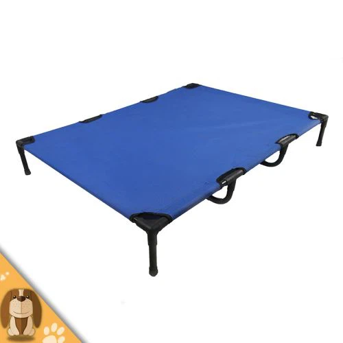 Cama elevada de metal que les gusta a los perros