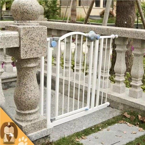 Puerta de seguridad para mascotas para interiores y exteriores